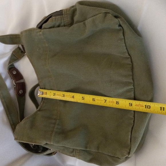 COPY - Women or men's army green cloth bag - Picture 5 of 9